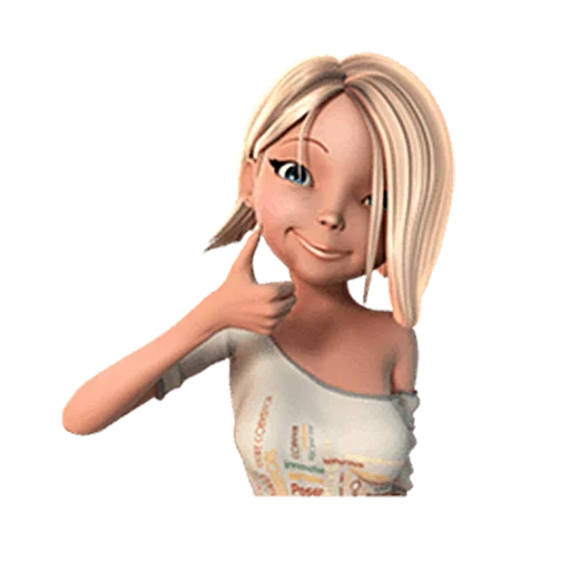 petite fille, 3d girl, fille fille, rôles de filles, motif juvénile