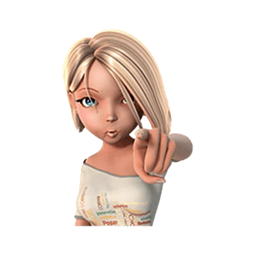 mia, ragazza, ragazza 3 d, personaggi delle ragazze