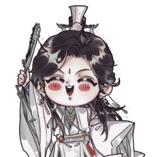 shi qing xuan, shi qingxuan chibi, la bendición de dios