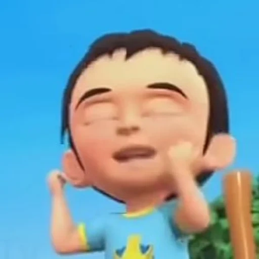 upin, asiático, upin dan ipin, super idol meme, kak ros upin ipin