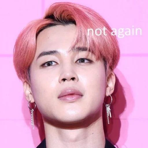 qi myung, bts chimin, jimin bts, partecipanti al bts, capelli rosa rossi