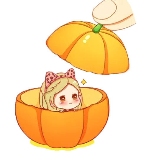 umaru chan, sweet pumpkin, pumpkin clipart, cartoon pumpkin, girl pumpkin drawing