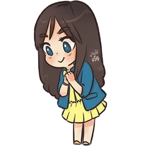 chibi, immagine, carattere, art chibi, personaggi chibi