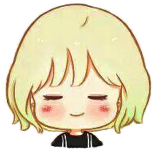 chibi, gambar, emosi chon duna, chiaki nanami chibi, armin arlert chibi