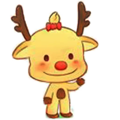 deer, torchik, a toy, deer varnishes, rudolf deer