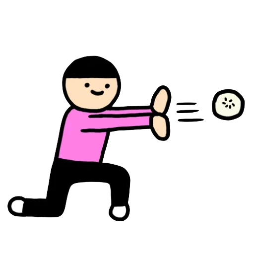 illustration, pictogram, didn't note, ighd character, motion meme