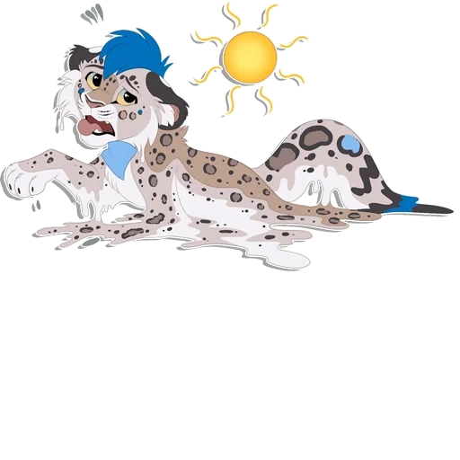 dalmatian, cetak cheetah, cheetah snow leopard, dalmatian adoputmi, kartun snow leopard