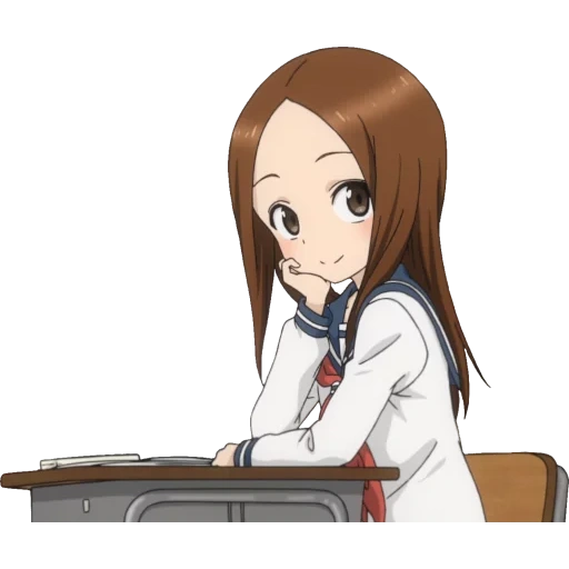 takagi, takagi-san, hitoko takagi, personnages d'anime, anime naughty takagi