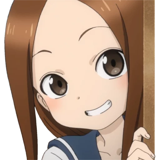 takagi, animação de madeira alta, takamu três sorrisos, animação provoca madeira alta