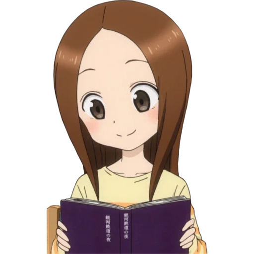 diagram, anime girl, takagi san chibi, karakter anime