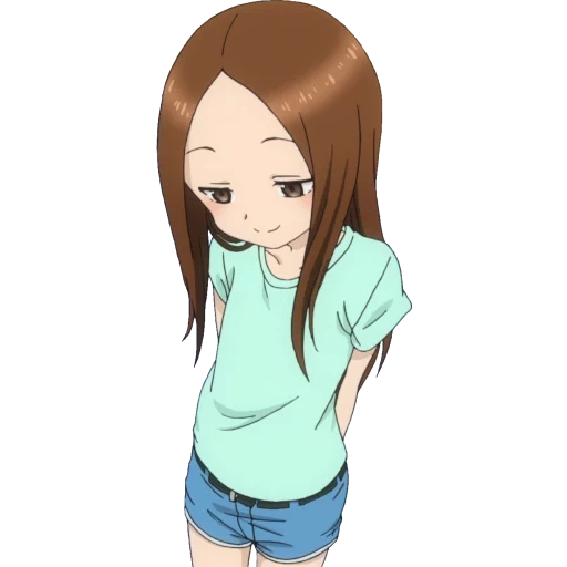 anime, figure, anime girl, fille de bande dessinée en mouvement, test water master takagi-san anime