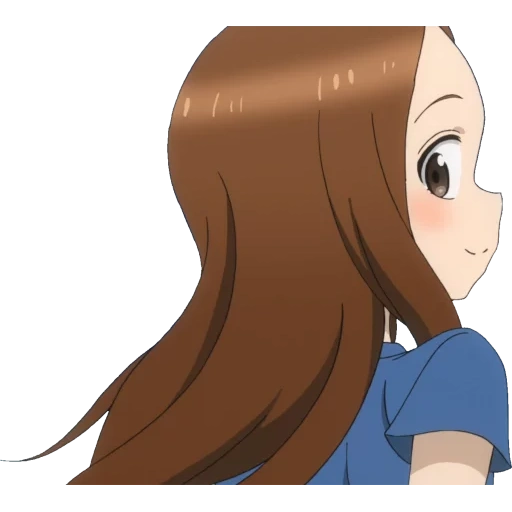 takamu, figura, takamu san, menina anime, papel de animação