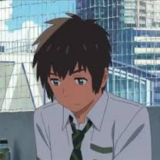 figure, votre nom, personnages d'anime, kimi no na wa icons