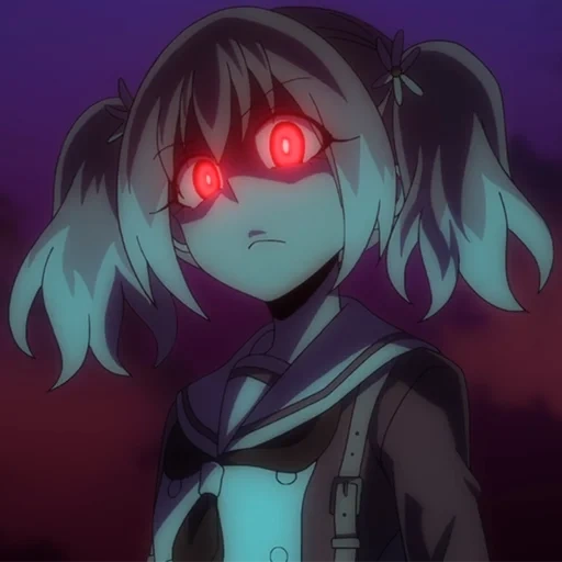 nanami está enojado, kokhina hiruko, personajes de anime, nana amv menor, bala negra kokhina hiruko