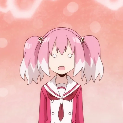 animação, nana hilagi, menina anime, nana incompetente, personagem de anime