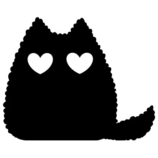 kucing, kucing, kucing abu abu, kucing hitam, stiker kucing