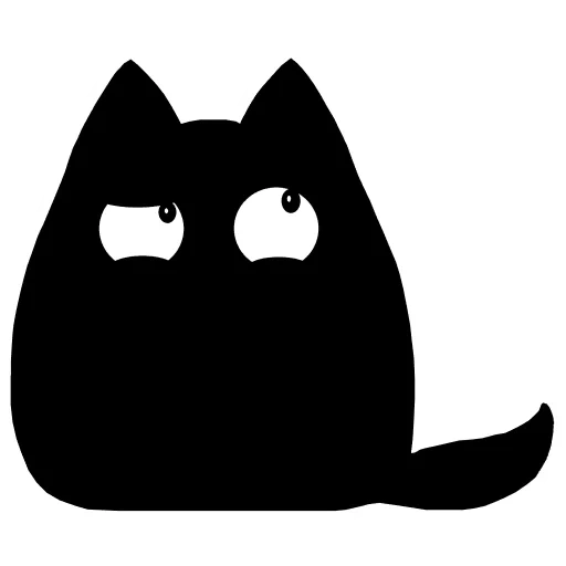 kucing, kucing, kucing itu hitam, avatar a cat