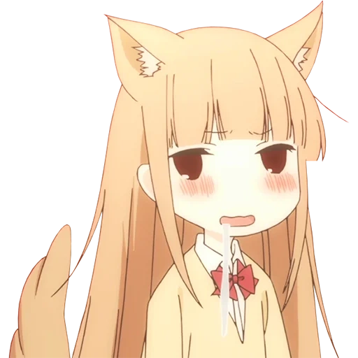 anime neko, cute anime, chuanwai anime, miyano tanaka, anime charaktere