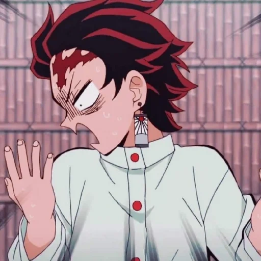 tanjiro, tanjiro pfp, screenshot tanjiro, personaggi anime, tengiro clasing develophing demons