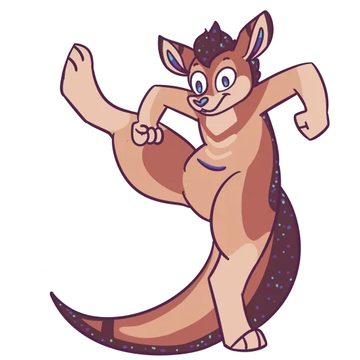 kangaroo, furri emotions, kangaroo furri, kangaroo cartoon, hippety hopper kangaroo