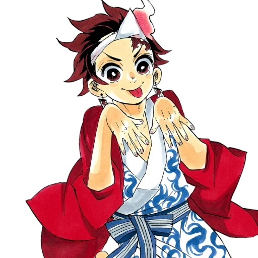 imagem de anime, personagem de anime, gotouge koyoharu, esboço tang erlang, imagem de personagem de anime