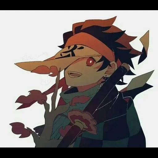 anime, arte anime, tanjiro kamado, personaggi anime, arti anime dei personaggi