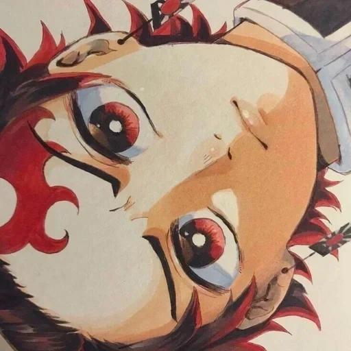 momenti anime, tanjiro kamado, personaggi anime, disegno tandjiro, blade che scarica demoni episodio 13