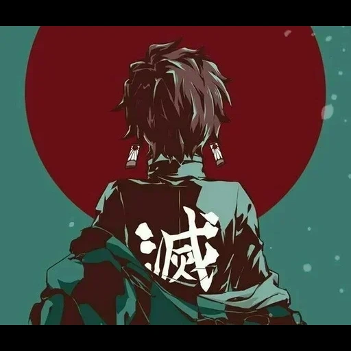 figura, arte de animação, menino anime, cara de anime, arte de anime samurai kuhn