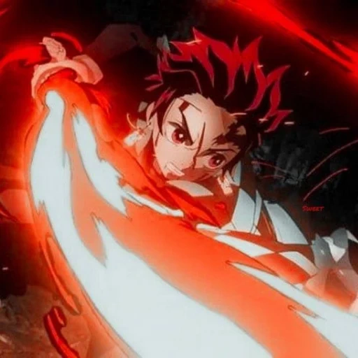 demônio tang erlang, respiração anime, guerreiro de folha de ovo-lenda, diabo slayer kimetsu, demon slayer kimetsu no yaiba