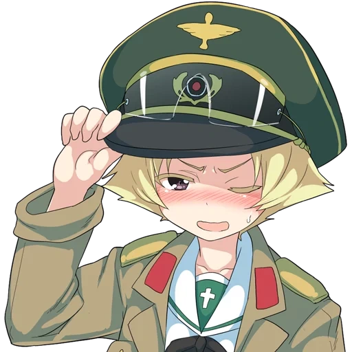 erwin gup, girls und panzer, erwin rommel girls und panzer