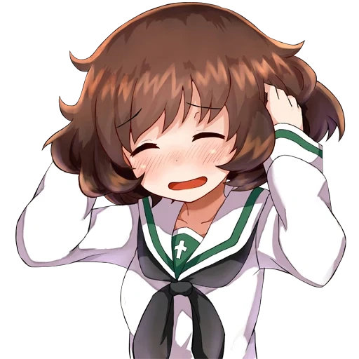 sile, yukari akiyama, ragazze e panzer, akiyama yukari cry, danbooru yukari akiyama