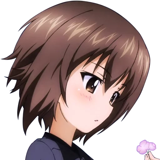 anime square, kunstanime, anime mädchen, maho nisidzumi, maho nishizumi