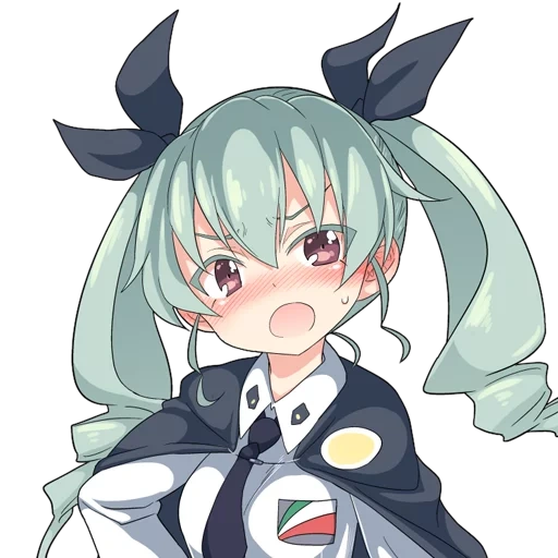 anchovy, anime ideas, anime girls, anime characters, girls und panzer