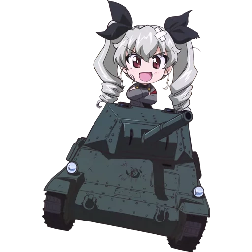tanques de anime, menina anime, personagens de anime, anime girls tanks, girls und panzer antio