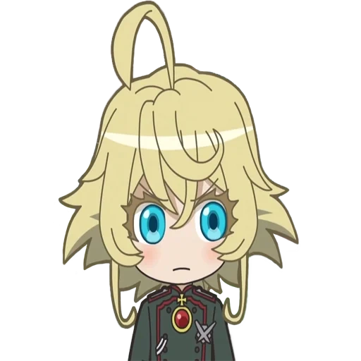 youjo senki, youjo senki chibi, quatuor isekai, tania degulshav chibi, tania dgurechav chibi