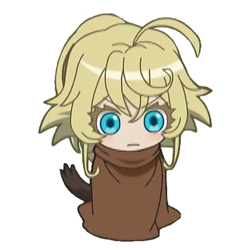 chibi, youjo senki, tania degurshav chibi, tania dgurechav chibi, tanya degulschaf jucho senki