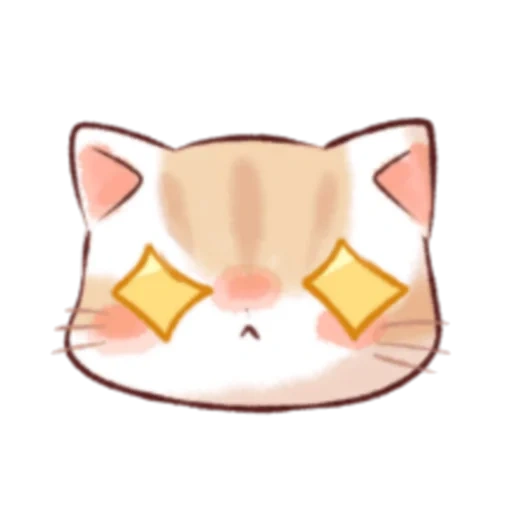 gato, kawaii, cats encantadores, animales bonitos, el gato desprecia emote