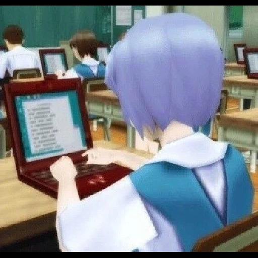 anime, cours d'anime, anime girl, école d'animation simulée, jeu illusion homemate 2