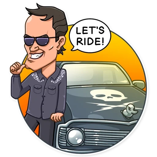 telegram, quentin tarantino stickers, stickers for telegram, tarantino stickers, stanley stickers