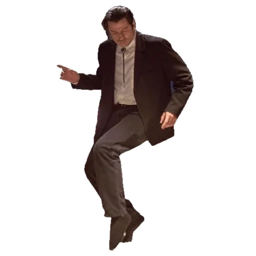 john travolta, el sr bean bailando, hombre de negocios bailando, confundido john travolta, animación de baile de hombres