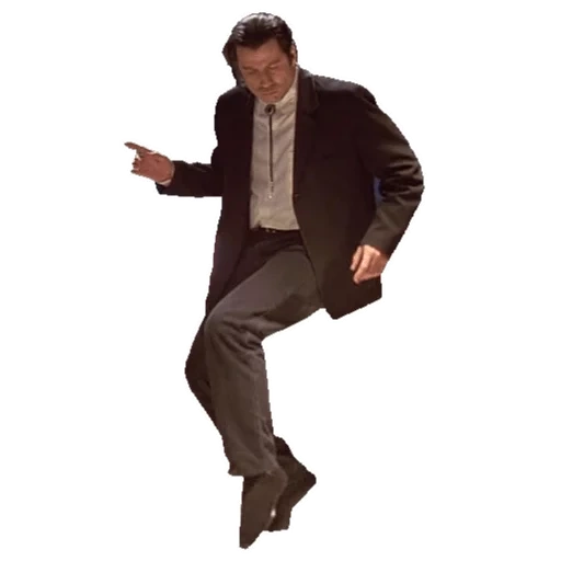 john travolta, mr bean dances, dancing merchant, confused john travolta, man dancing animation