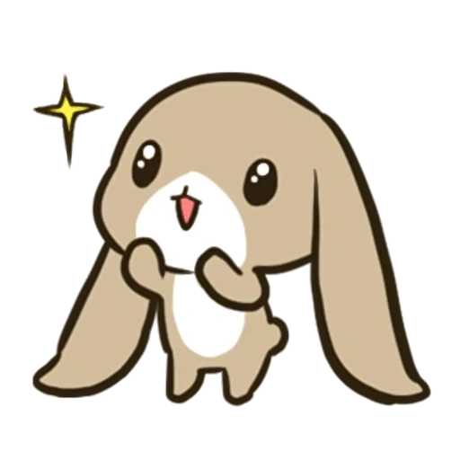 clipart, querido conejo, animales bonitos, dibujo de conejo, lindos dibujos de chibi