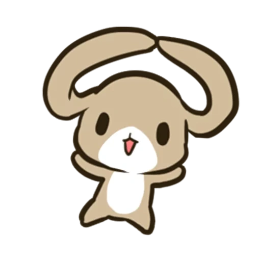 paquete, clipart, cinnamoroll, elefante kawaii, minimalismo del mono dulce