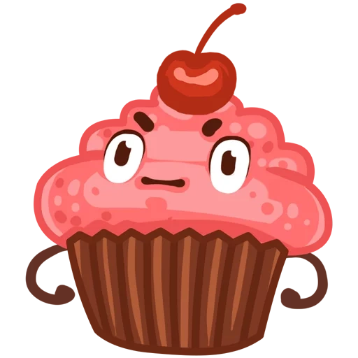 cibo, cexi pdf, squadra gustosa, l'icona del cupcake è ciliegia