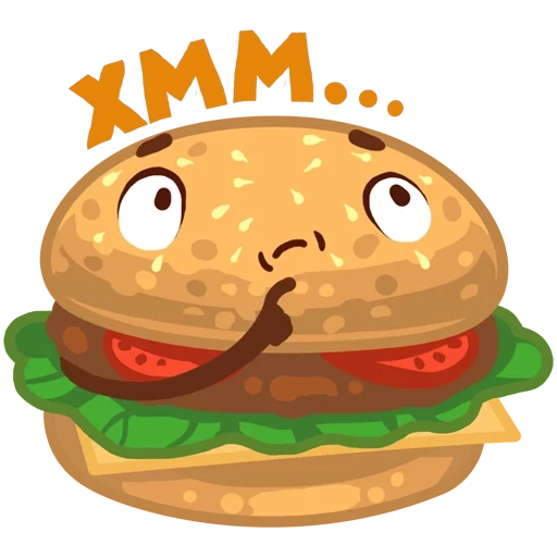 hamburger, hamburger eye, hamburger aux deux yeux, hamburger cartoon