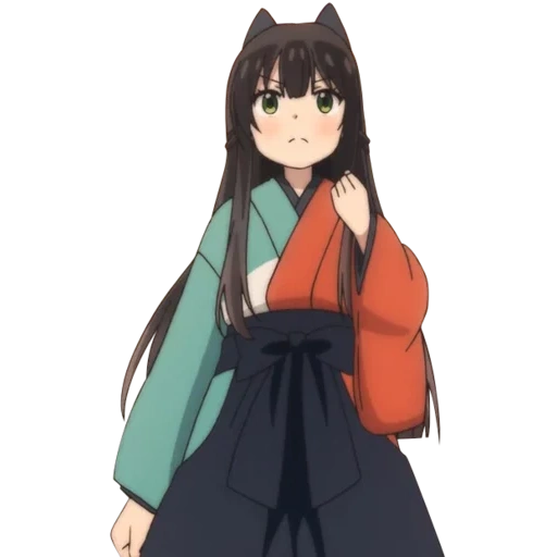 kon tatsumi, fille animée, filles anime, personnages d'anime, urara meirochou kon