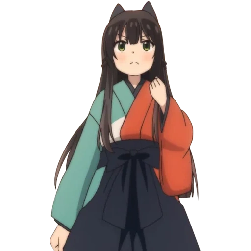 dan mi kang, anime girl, anime girl, personaggio di anime, kon urara meirochou