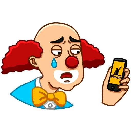 der clown, the channel, taxi, the clown face