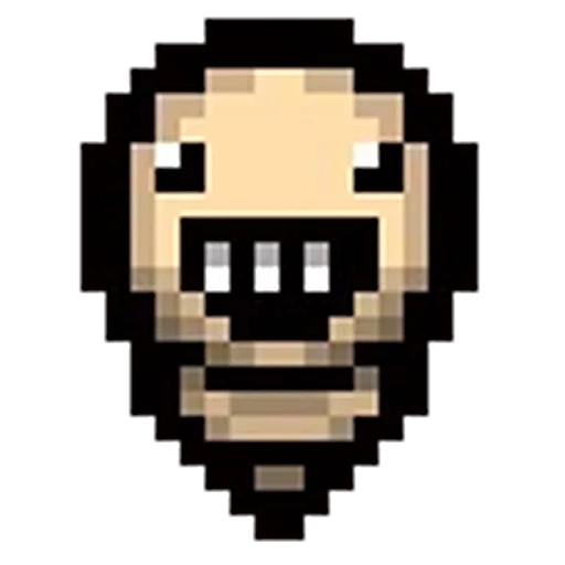 bambo isaac boss, pixel sorriso 3, pixel art man, scp 173 pixels de arte, pixel art binding isaac
