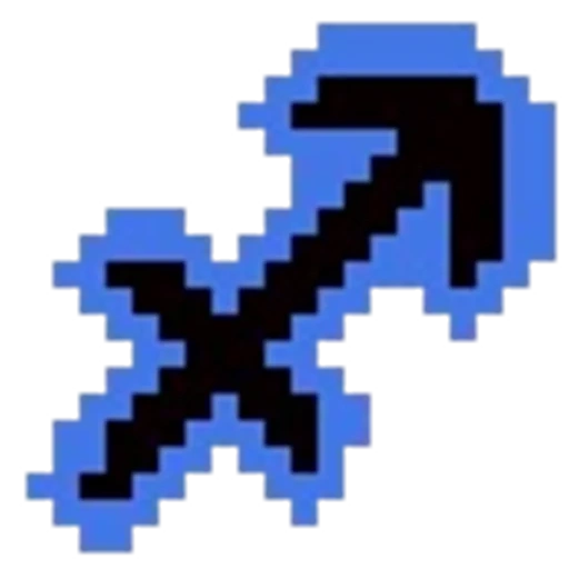 l'épée de minkaf, l'épée de maincraft, épée diamant minecraft, épée de diamant, diamond sword pixel art